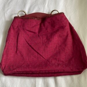 Gucci Crimson Monogram Shoulder Bag